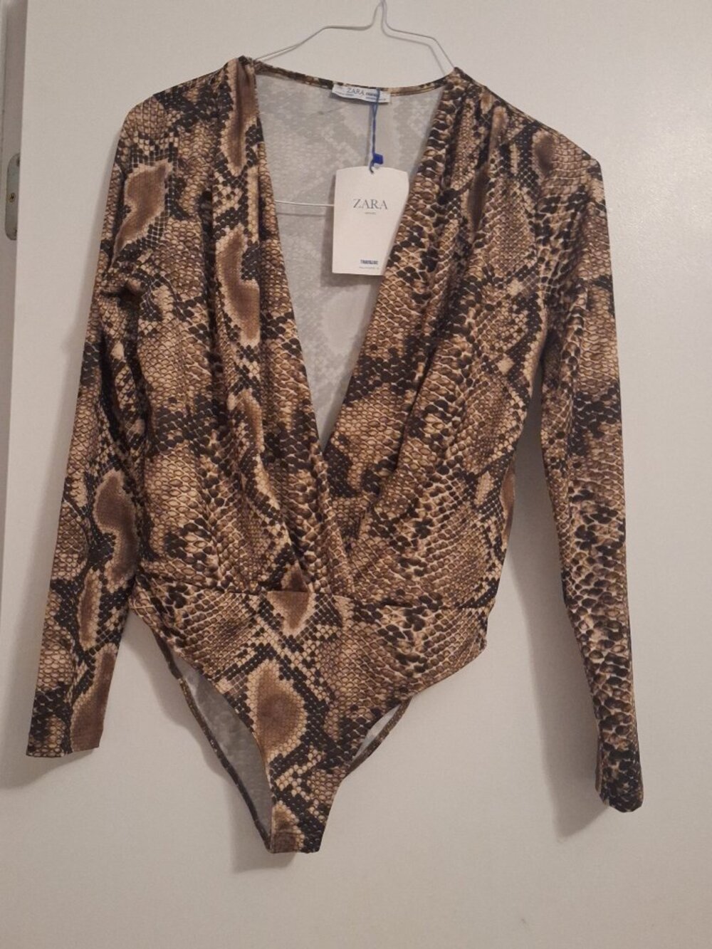 Animal print bodysuit